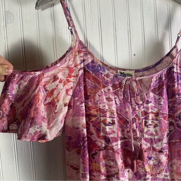 Show Me Your MuMu Pink Bonnaroo Cold Shoulder Mini Dress - Picture 3 of 8